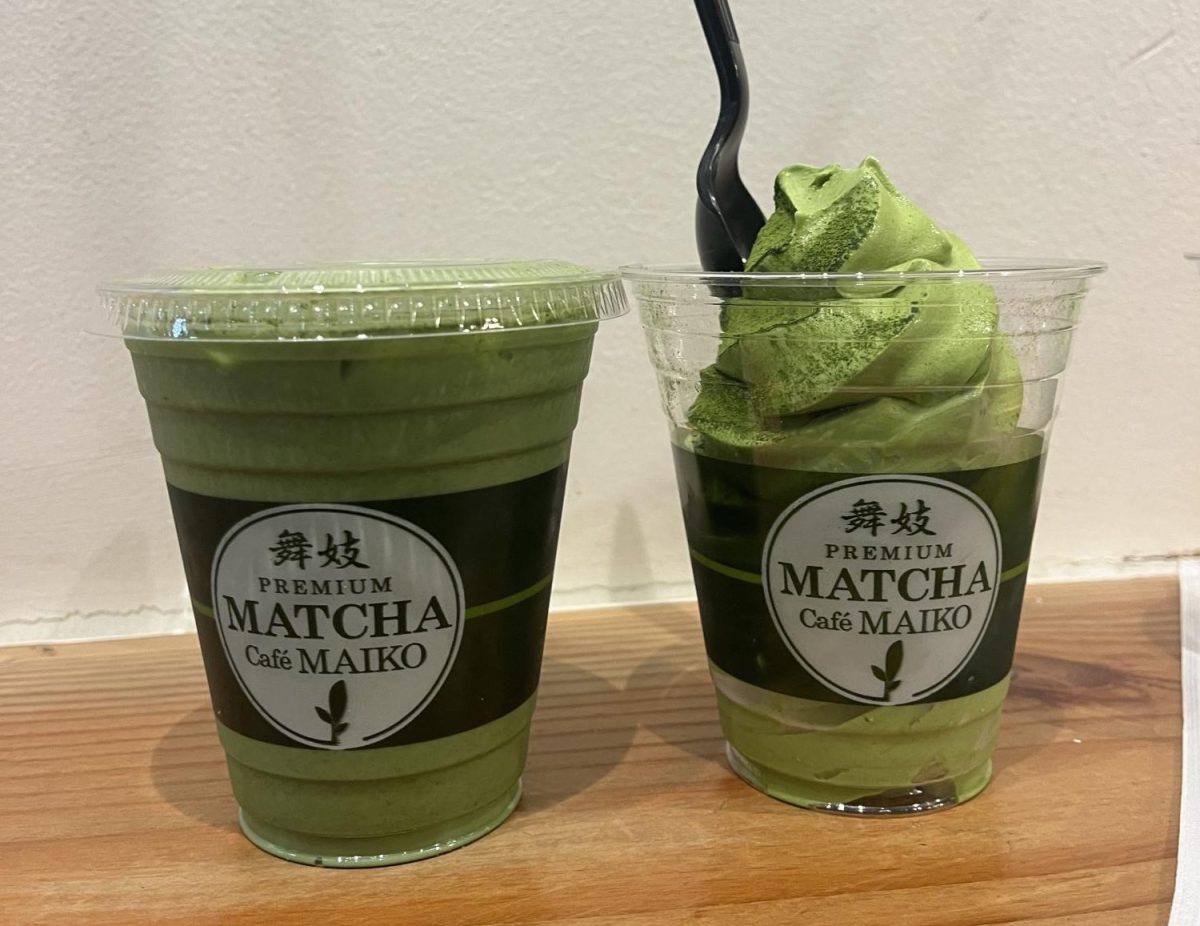 These drinks are from Matcha Café Maiko in San Francisco.