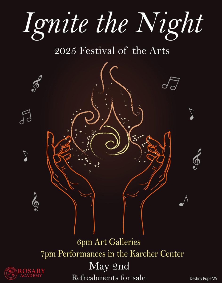 Come celebrate the work of many Rosary students at the Festival of the Arts. 
