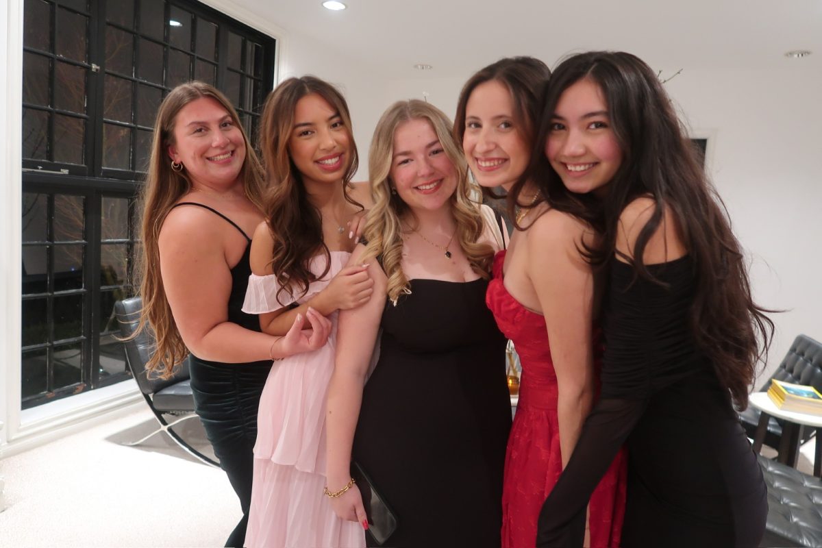 My beautiful best friends and I before Winter Formal.