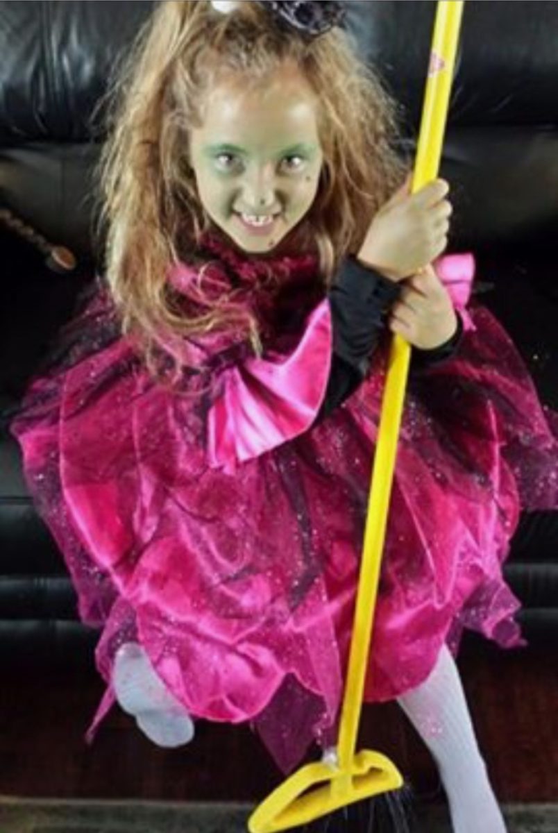 A young Christina provides great outfit inspiration for the Fine Arts Department.