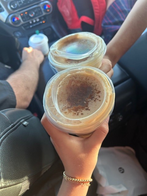 These Royals share some fall drinks before school!