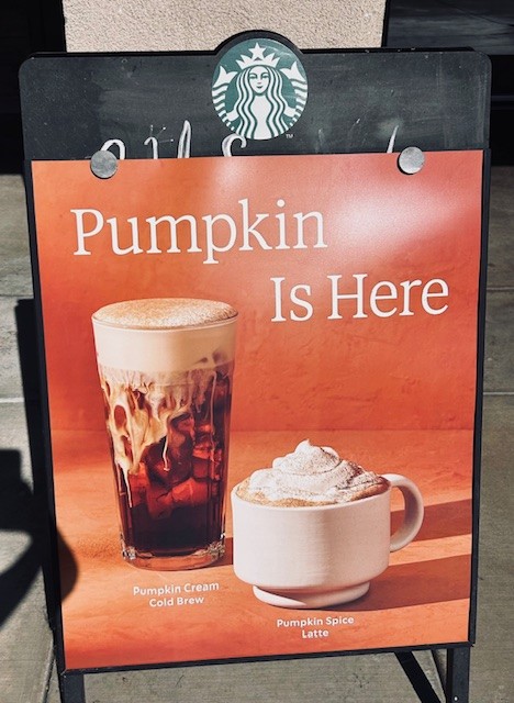 The Starbucks fall menu is here!