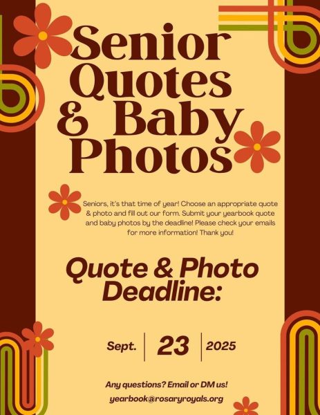 Senior yearbook reminders