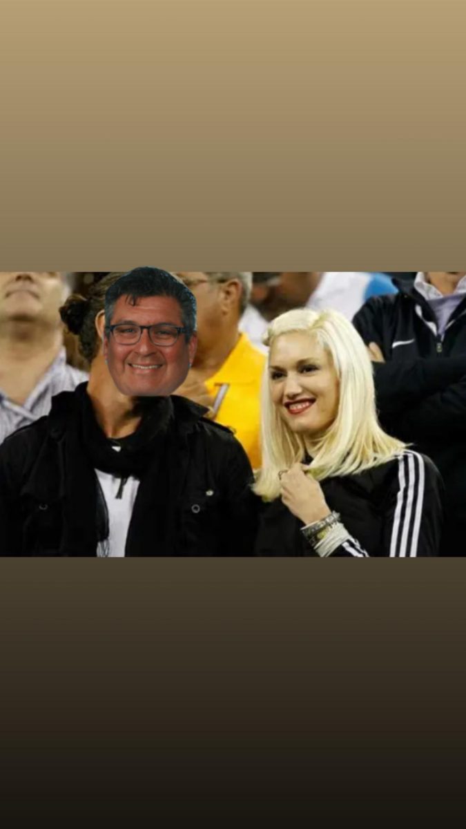 Here is Mr. Chavez after asking Gwen Stefani out on a date.