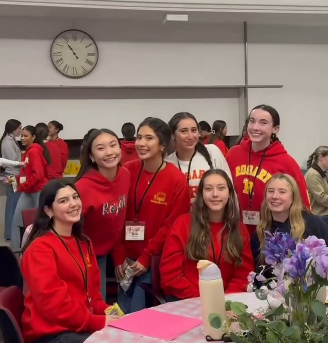 The sophomores got to spend quality time together at this retreat.