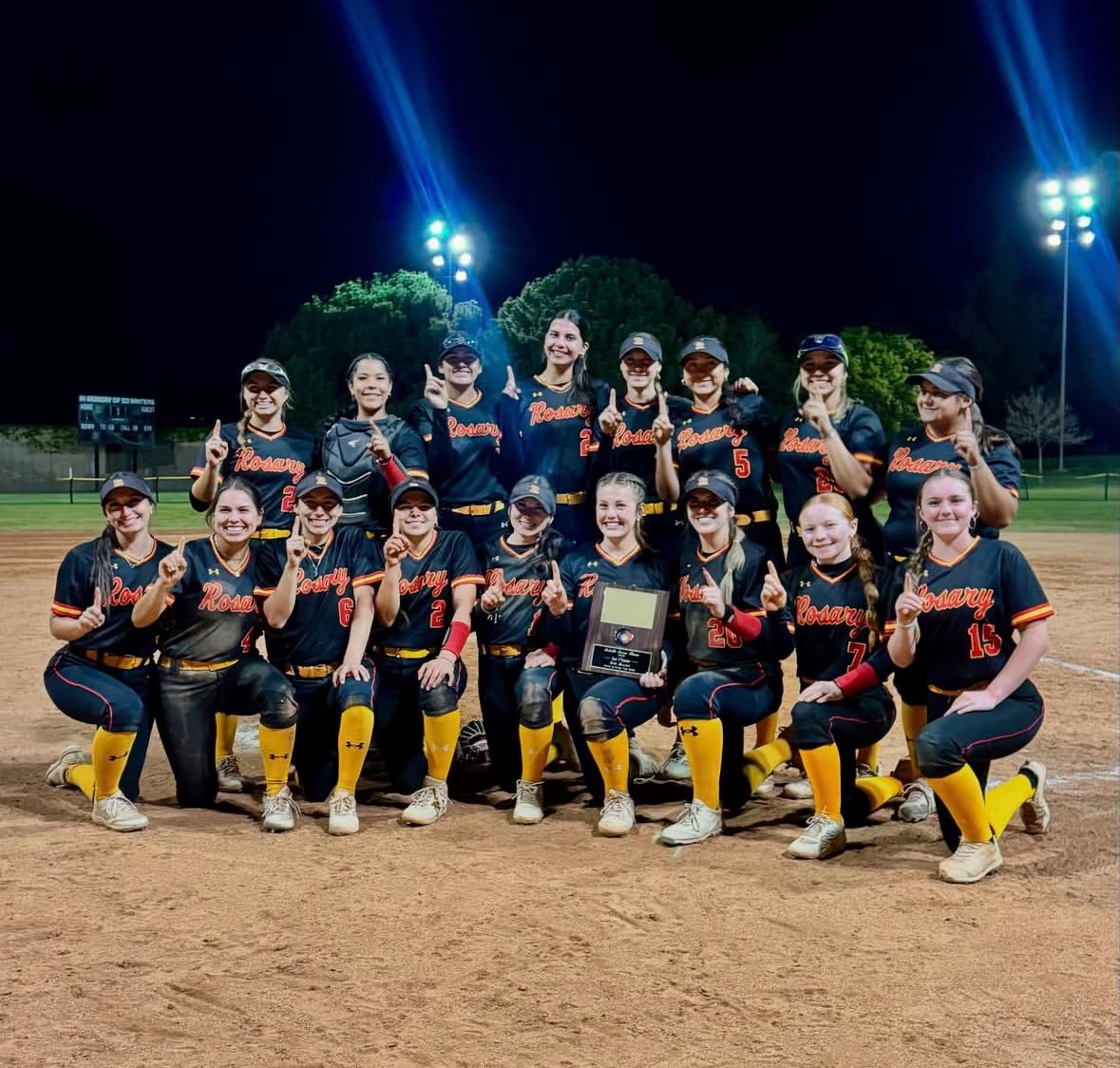 Rosary Softball had a wonderful season last year and can't wait to do it all over again.