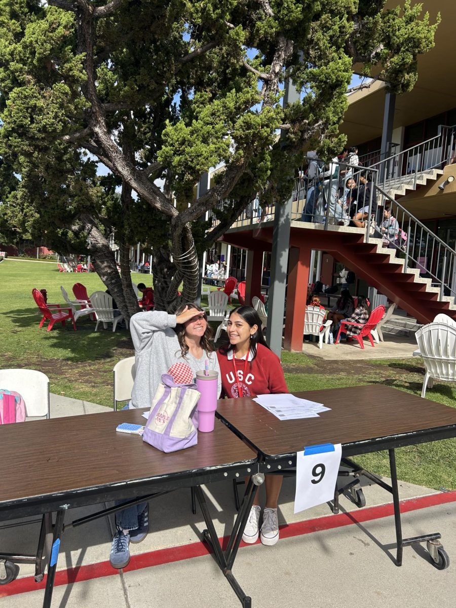 Royal Seniors still showing their support for the underclassmen by running the election polls.